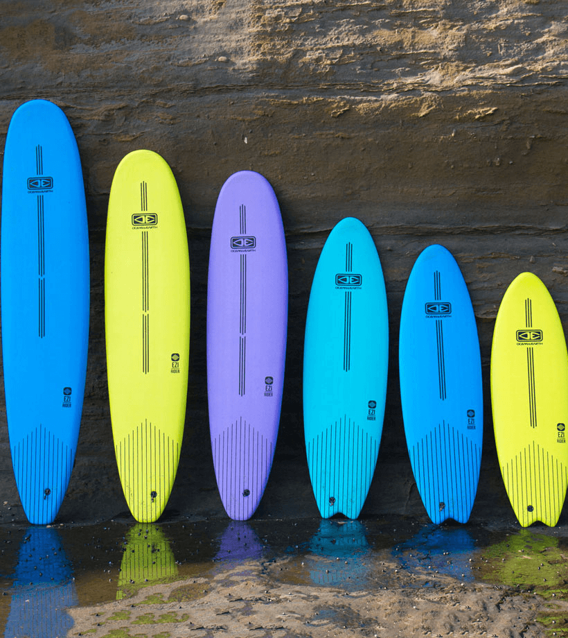 Pranchas Ocean & Earth para alugar na WaveRiders Collective